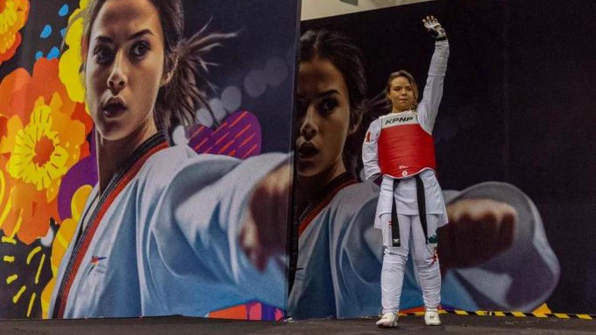 Fernanda Vargas | La mexicana obtuvo la medalla de plata en el Mundial de Para Taekwondo en Veracruz. Crédito: twitter @conade.
