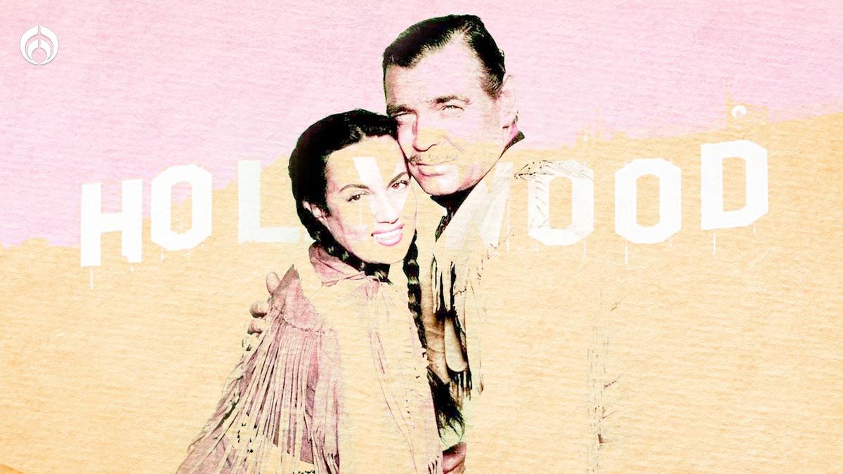  | María Elena Marqués y Clark Gable, protagonizaron uno de los icónicos besos para el Cine de Oro y Hollywood.