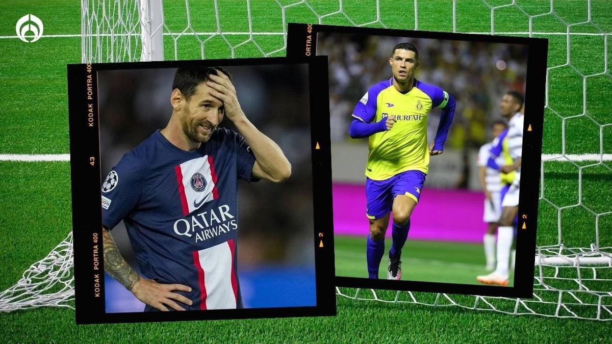  | Messi la pasa mal en Francia y Cristiano recupera la sonrisa en Arabia.