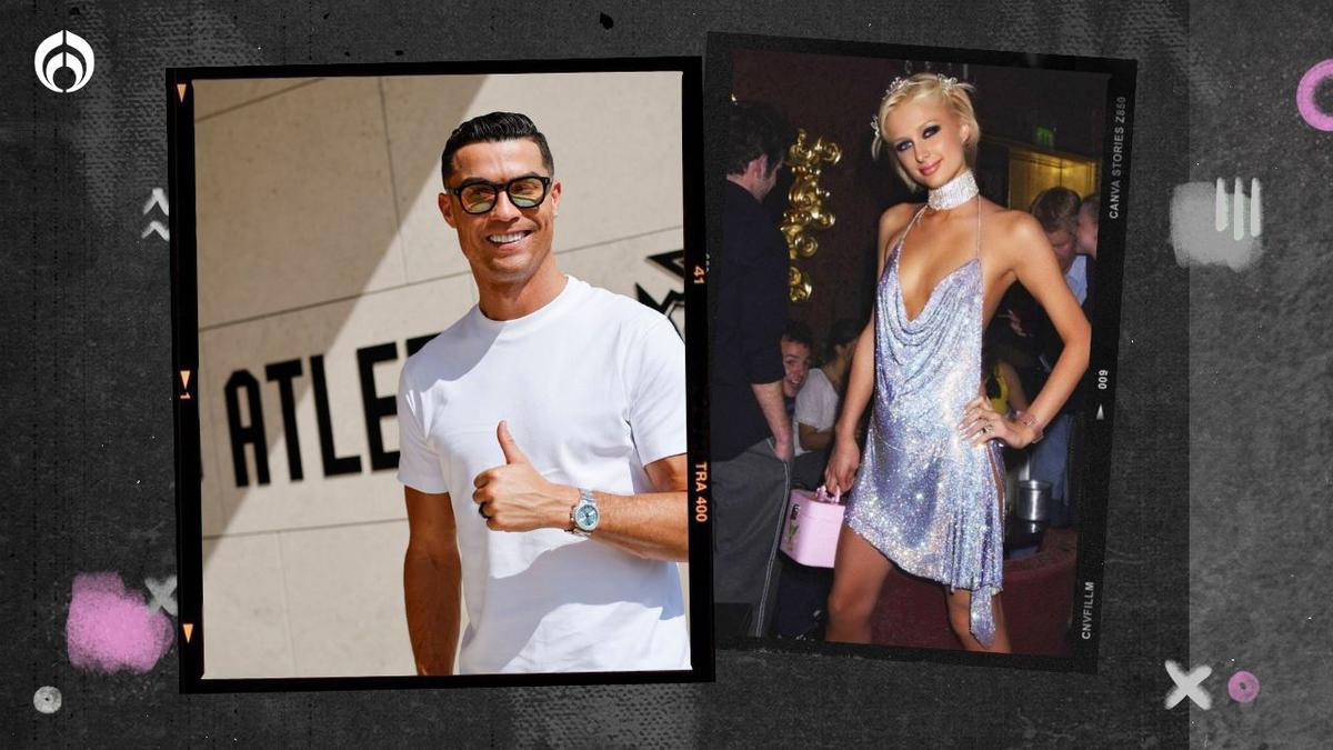 Cristiano Ronaldo | El portugués tuvo un romance fugaz con Paris Hilton en el 2009 (twitter @cristiano @parishilton).