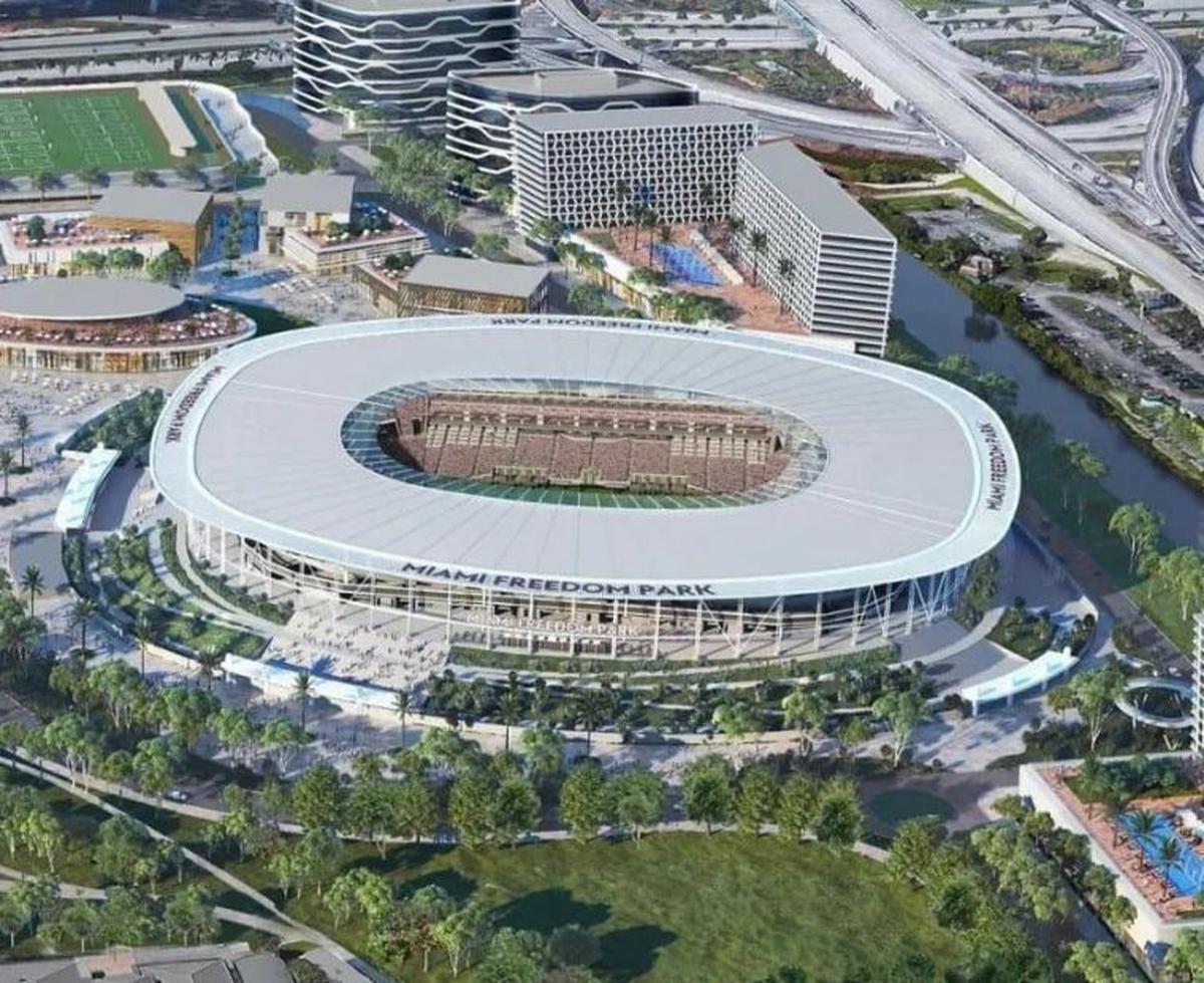 Una hermosa vista aérea. | El nuevo estadio de Inter Miami.