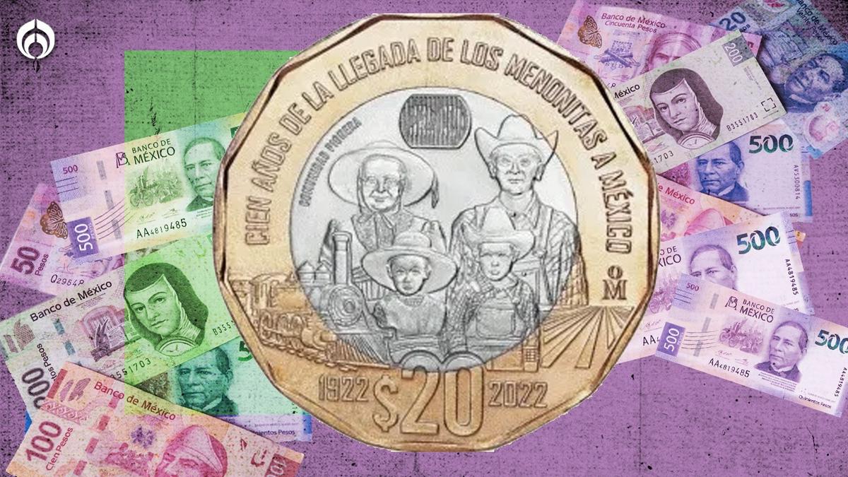 Las monedas de 20 pesos son acuñadas por Banxico.