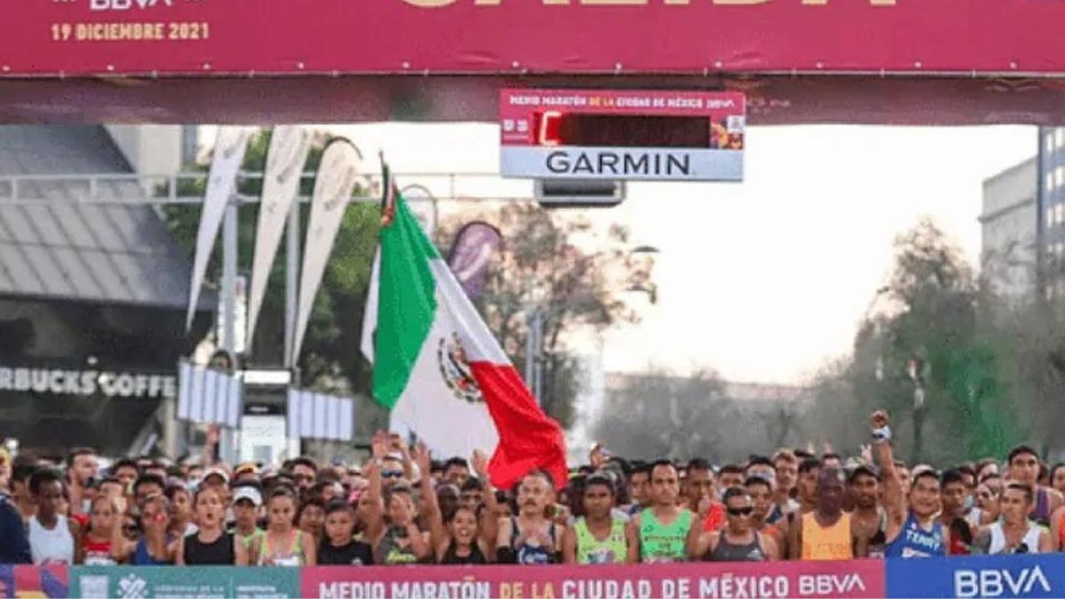 Maraton CDMX | Este domingo se realizará una nueva edición de la competencia de atletismo. Crédito: @AlvaroObregonPC.