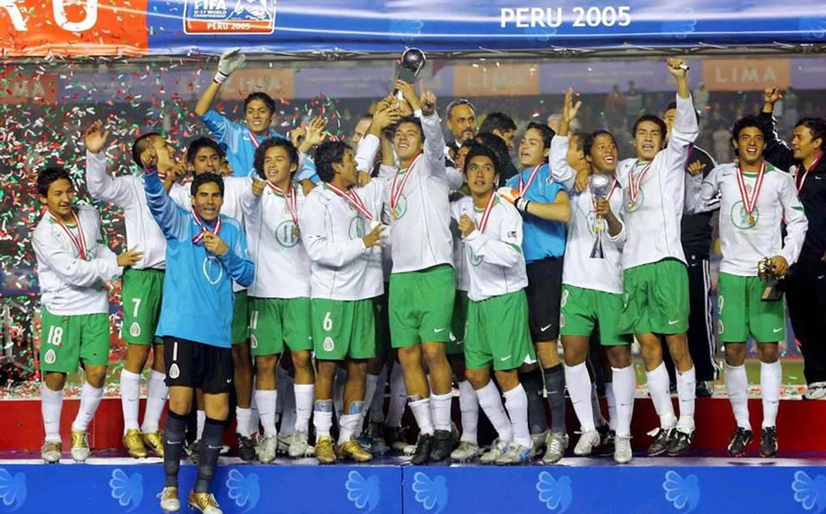 Sub 17 | La Selección Mexicana se coronó en el Mundial disputado en Perú en el 2005. Crédito: @West_FCSoccer.