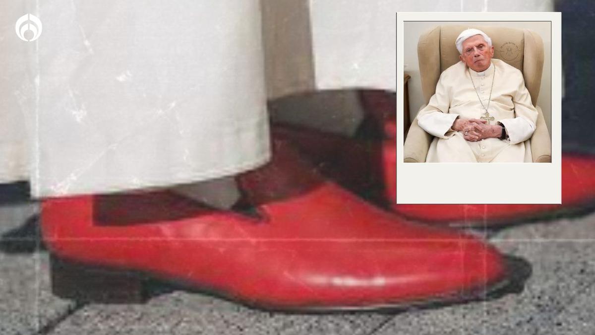 Muerte de Benedicto XVI | El Papa emérito no portará los zapatos rojos.