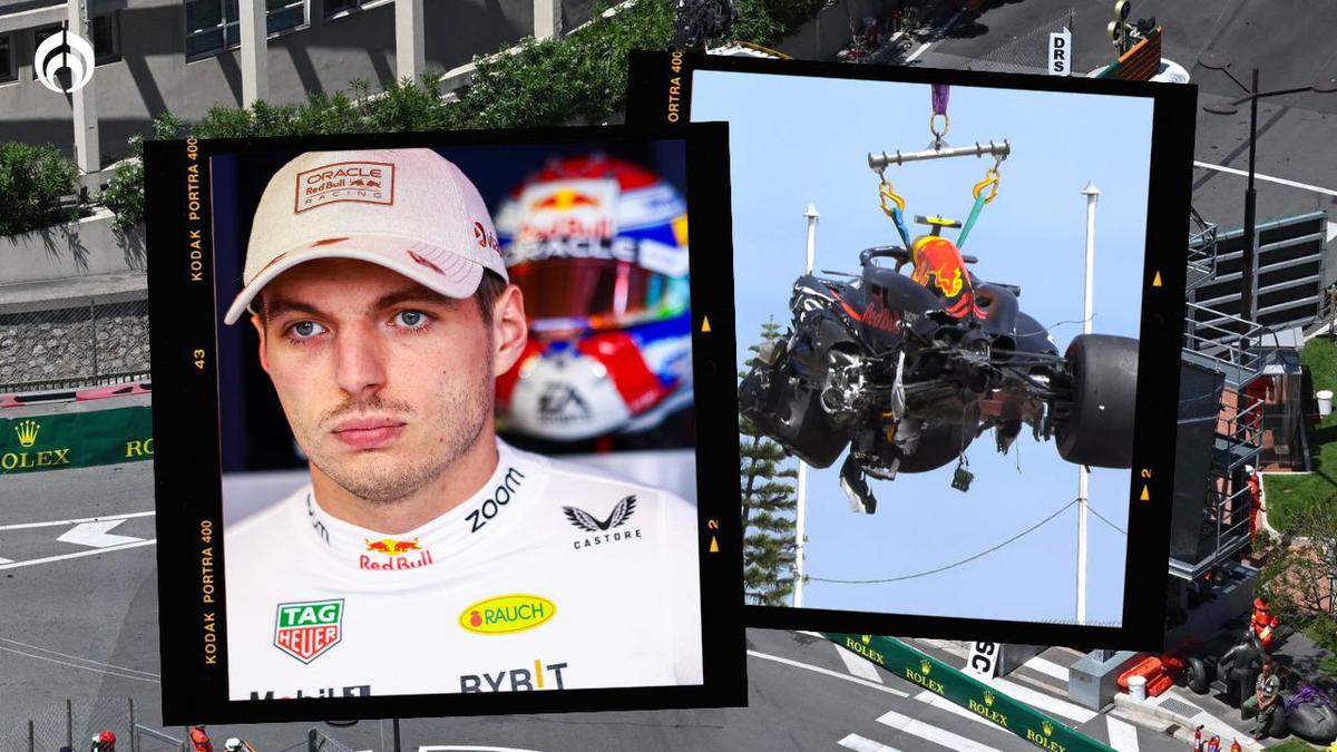 Max Verstappen se preocupó por Checo | El neerlandés vio el incidente en la pantalla (Especial)