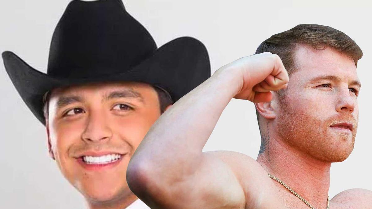 Boxeo | Christian Nodal y Canelo Álvarez, dos famosos mexicanos.