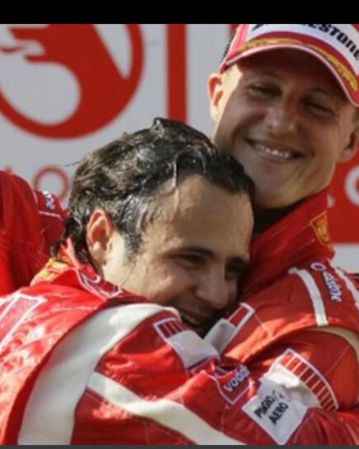  | Felipe Massa y Michael Schumacher. Instagram: @massafelipe