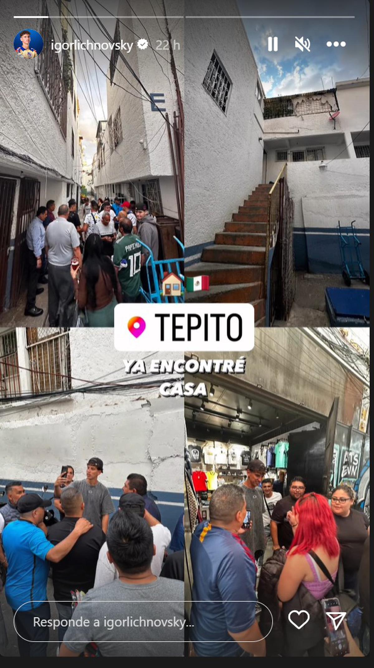 Igor Lichnovsky presumió que visitó Tepito esta semana. | Especial