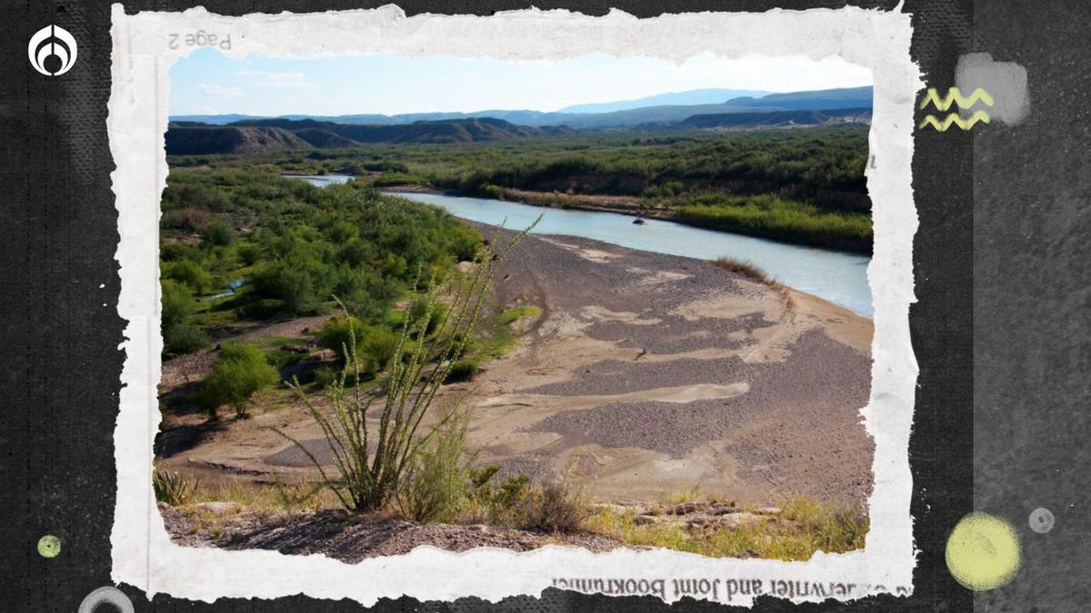 Río Grande | Este río divide México de los EU. | fuente: https://www.fundacionaquae.org