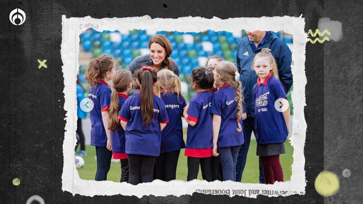 Kate Middleton | La princesa de Gales una vez salió del protocolo y jugó futbol en Irlanda (instagram @princeandprincessofwales).
