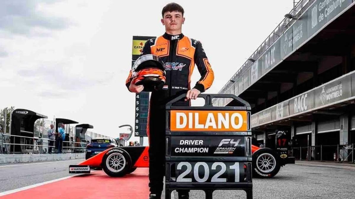 Dilano van't Hoff apuntaba a ser piloto de Fórmula 1 en un futuro cercano.
