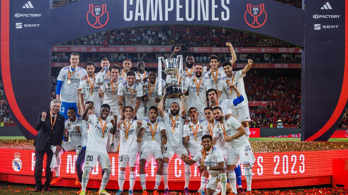 Copa del Rey: Real Madrid ganó 2-1 al Osasuna y es campeón