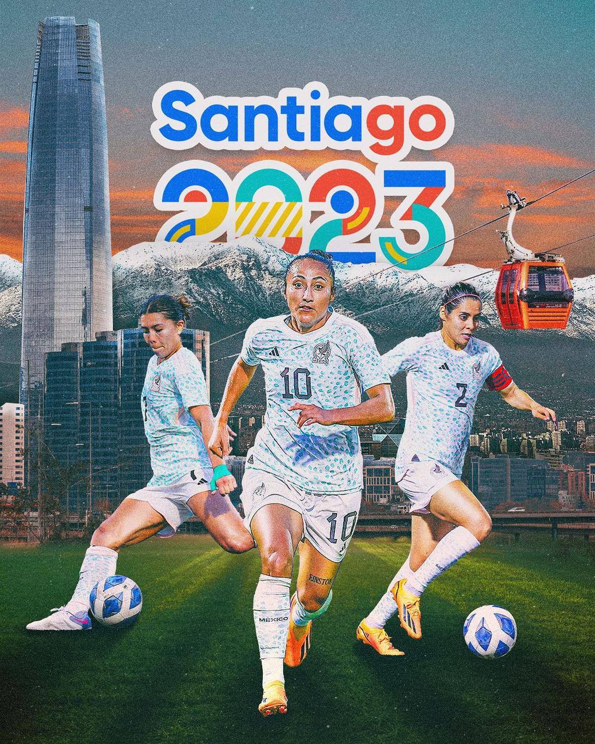 Clasificadas | La selección mexicana femenil estará en los Juegos Panamericanos Santiago 2023. Crédito: Instagram @miseleccionfem.