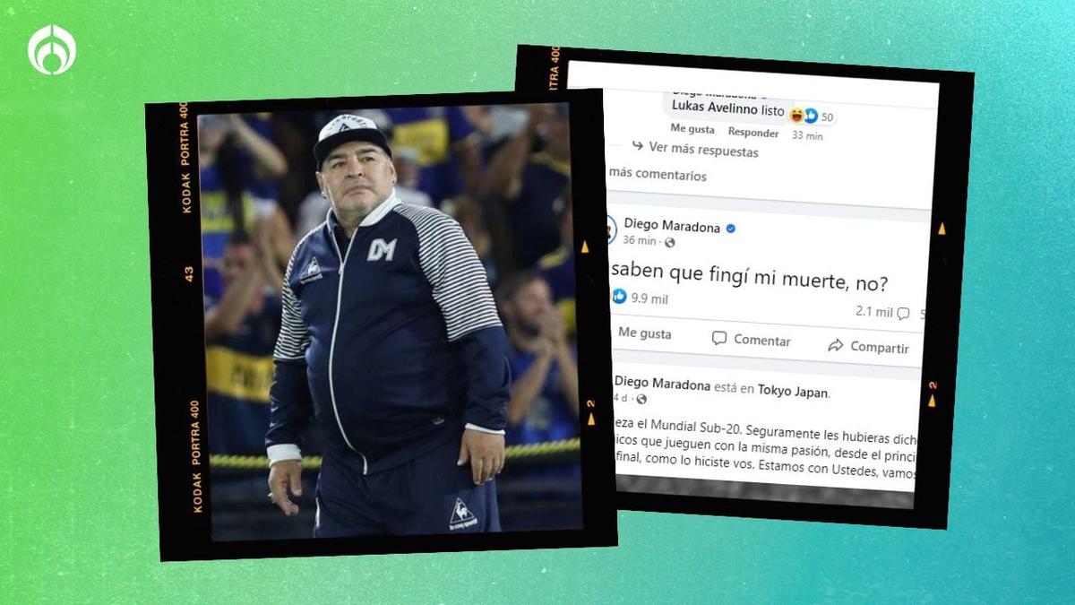 La cuenta oficial de Maradona en Facebok fue hackeada.