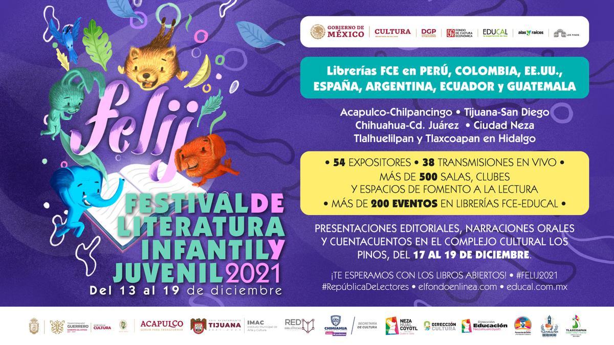 Conoce los detalles del Festival | Facebook @Feria Internacional del Libro Infantil y Juvenil