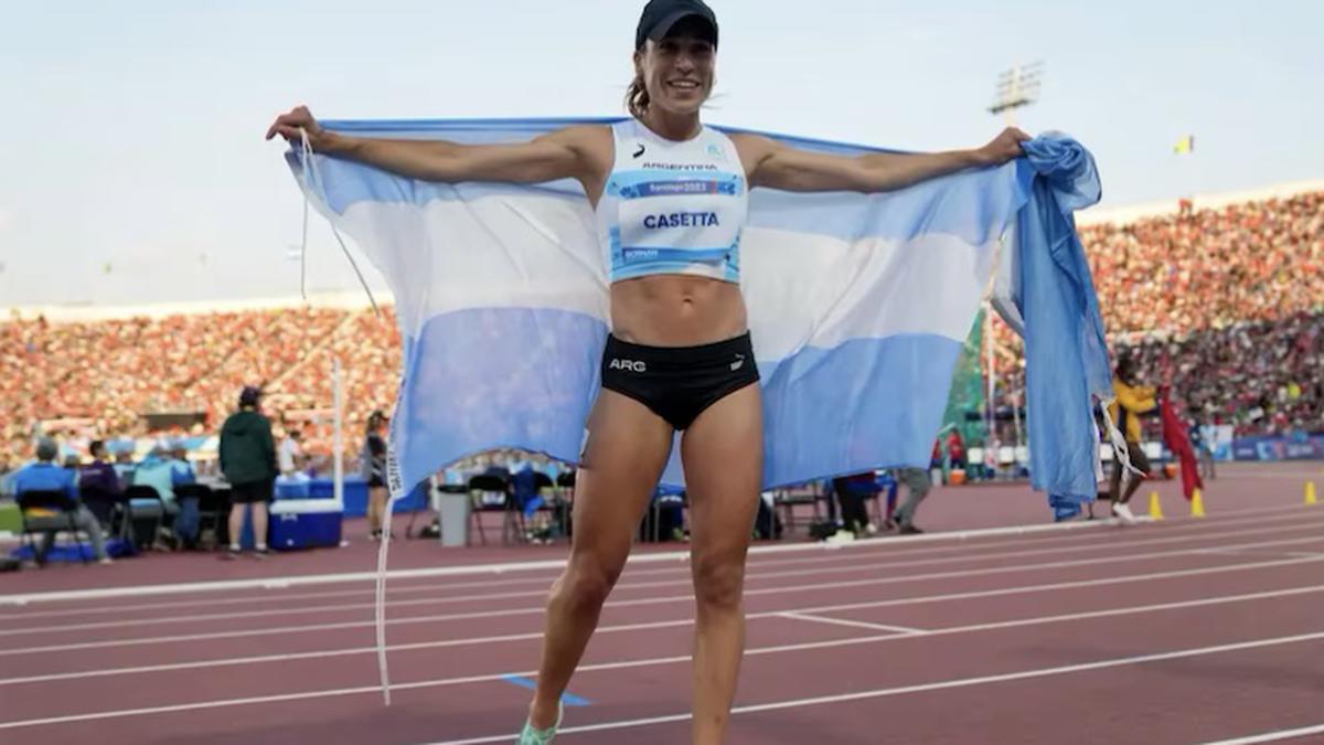 Belen Casetta atleta | La argentina ganó una medalla a meses de haber tenido su primera hija