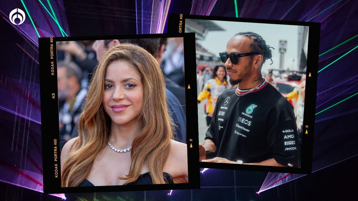Hamilton se cansó con Shakira. | El piloto de Mercedes se molestó con la colombiana.