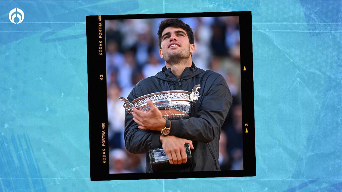 Carlos Alcaraz logró conquistar Roland Garros. | El español por fin pudo ganar en la arcilla parisina. | Foto: Especial
