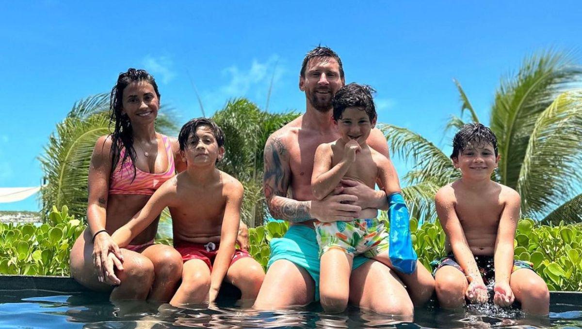 Los Messi. | Según la tarotista, se agrandará la familia. Foto: Instagram @LeoMessi