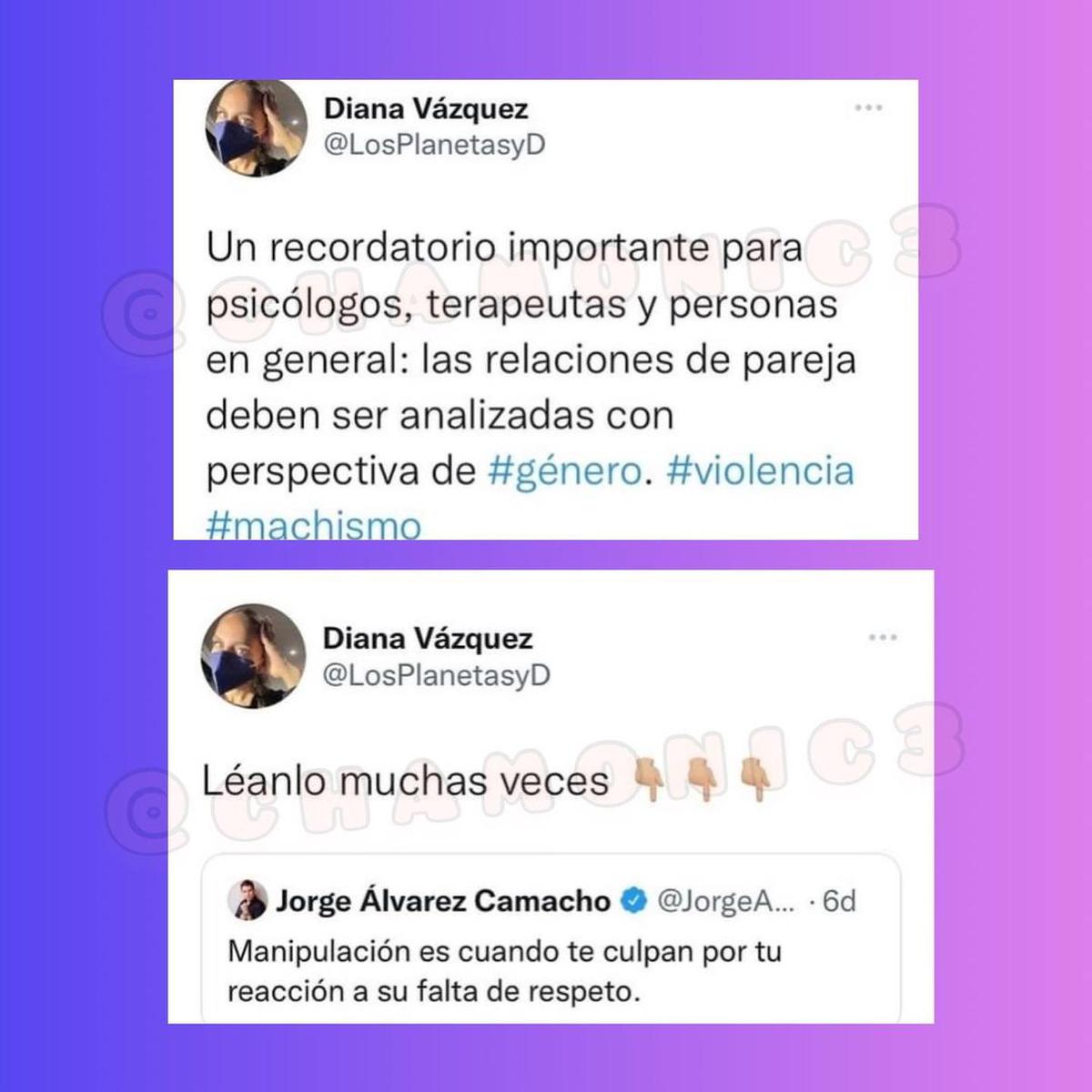  | Así las fuertes acusaciones de Diana Vázquez | Fuente: Instagram @chamonic