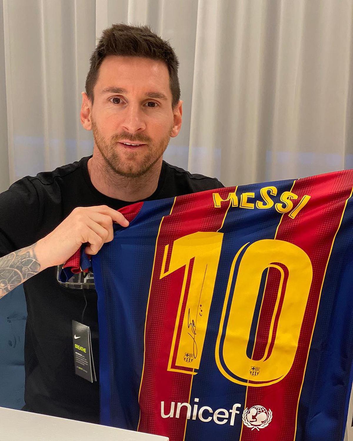  | Lionel Messi. Fuente: Instagram @leomessi
