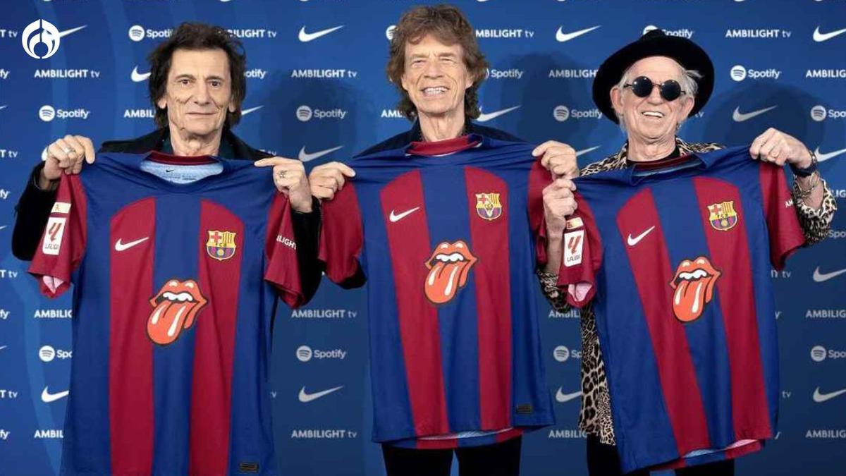 The Rolling Stones aparecerán en la casaca del Barcelona. | Especial