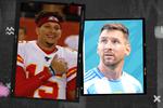 Nuevo objetivo para Patrick Mahomes: alcanzar a Lionel Messi