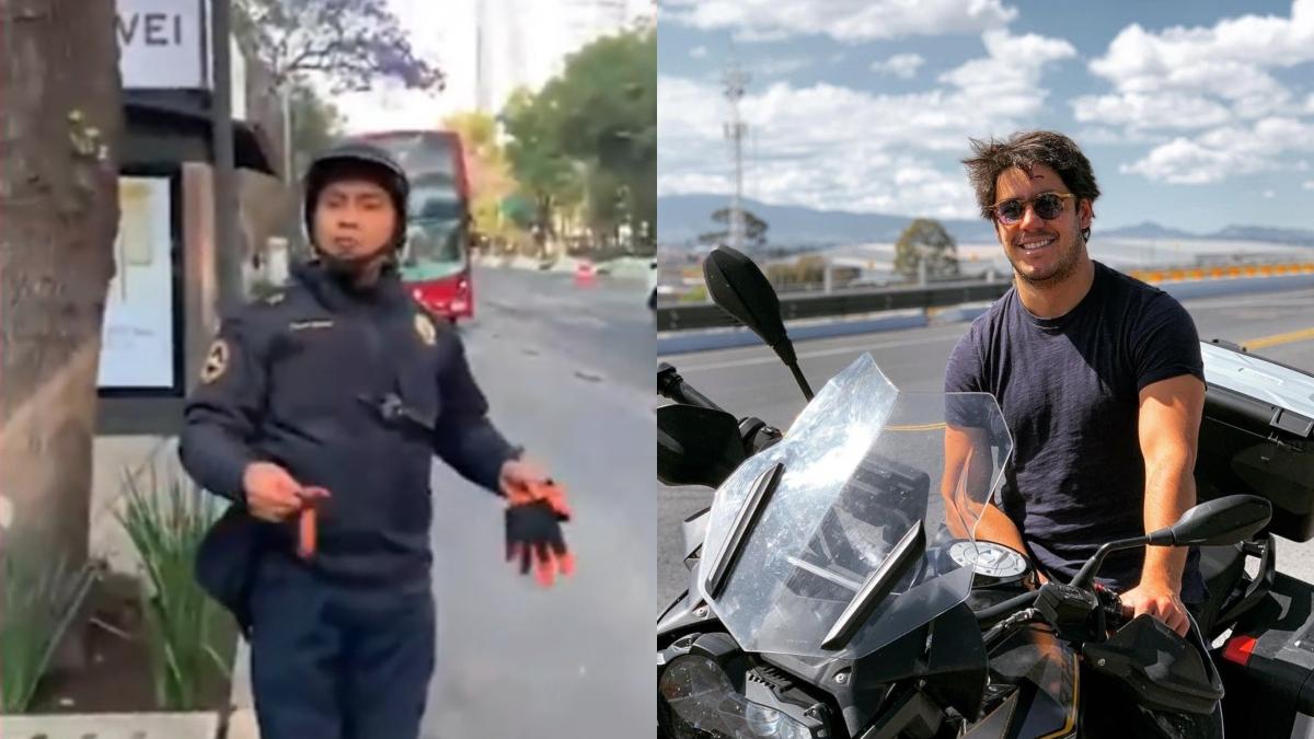  | Eduardo Capetillo Jr. se dirigía al SAT cuando fue detenido por no traer placa en su motocicleta 