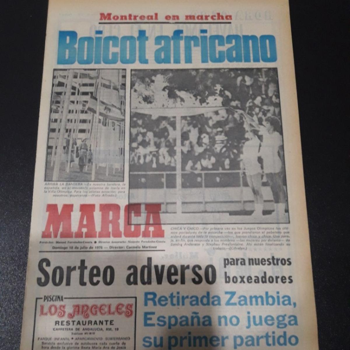 Boicot. | Los Juegos de Montreal no tuvo la participación de varios países africanos.