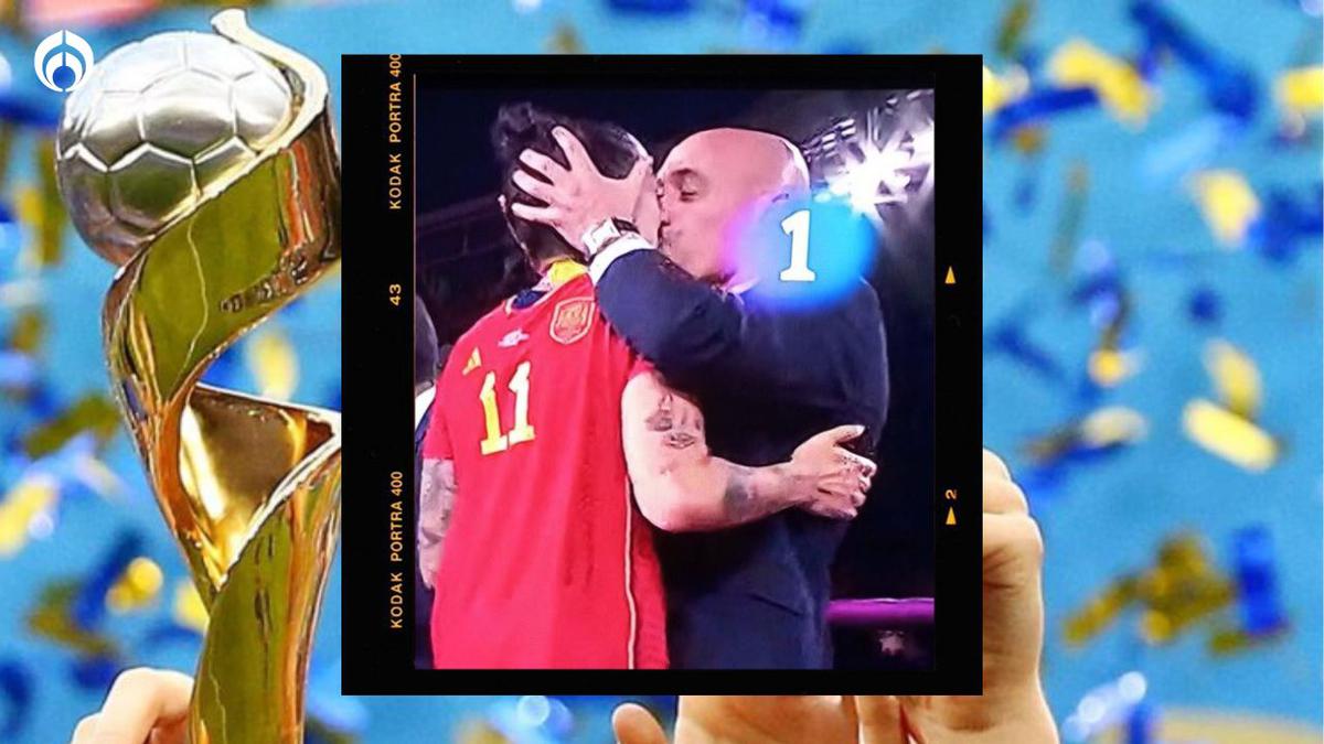 Luis Rubiales besó en la boca a una de sus jugadoras tras ganar el Mundial Femenil | Especial