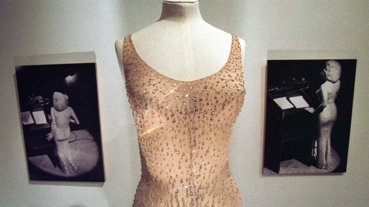 El vestido de Marilyn Monroe fue utilizado por Kim Kardashian hace unos días.