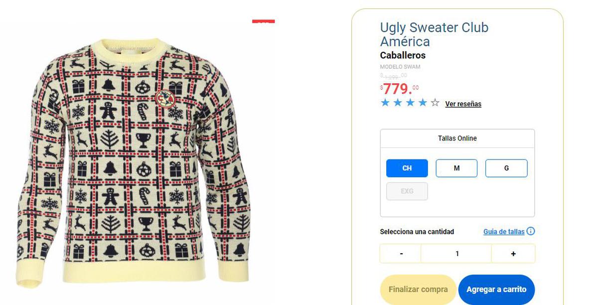 Este Ugly Sweater tiene 40% de descuento en la AmeShop | Especial