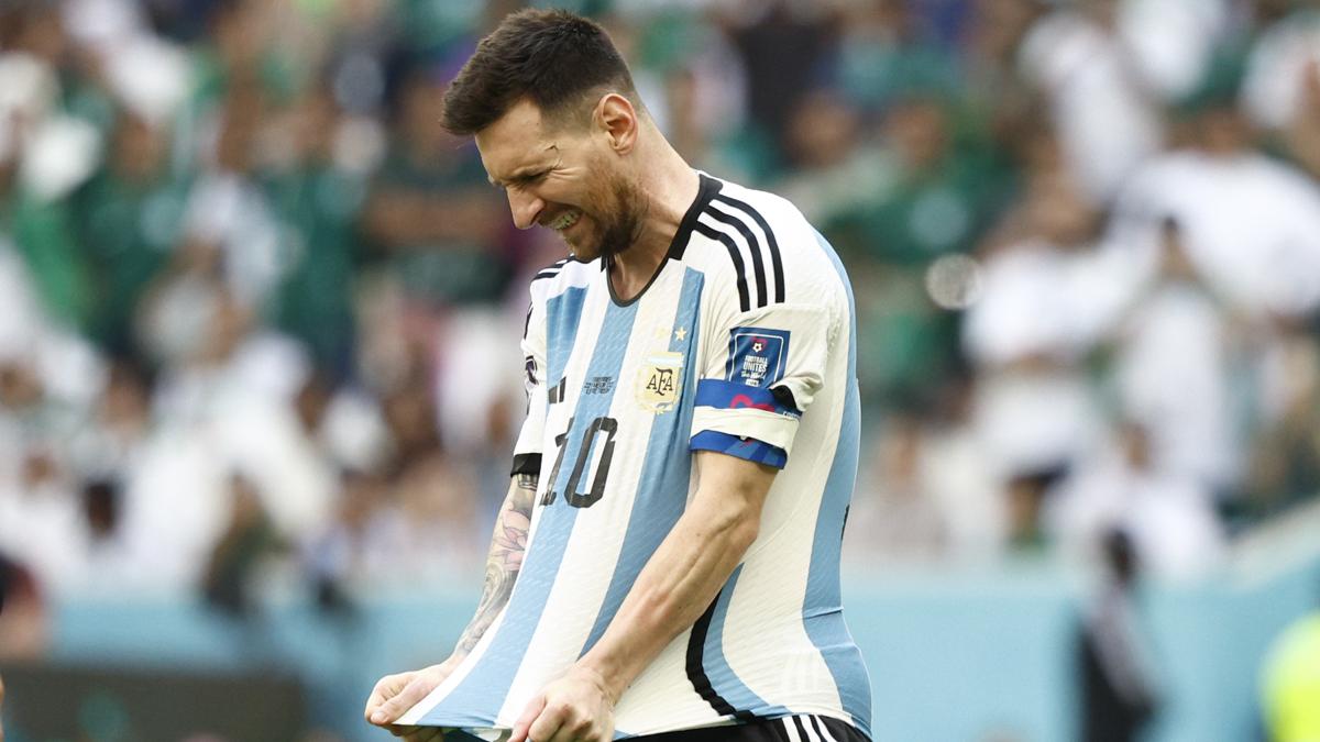 Las imágenes de Messi le dieron la vuelta al mundo. | Foto: EFE