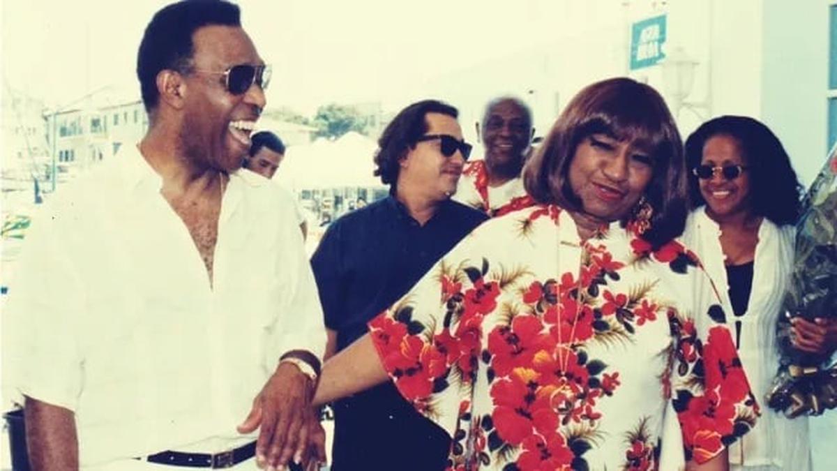 Celia Cruz y Pelé coincidieron en alguna ocasión.