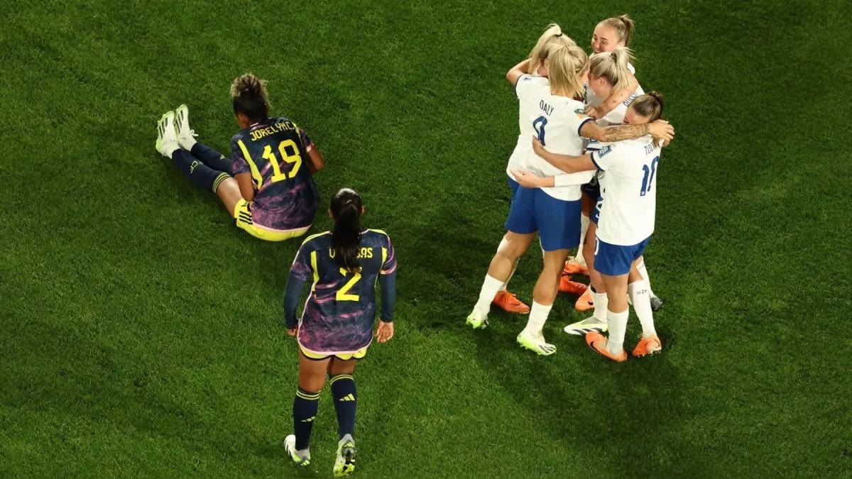 Mundial femenil | La selección colombiana quedó eliminada en manos de Inglaterra. Crédito: AFP.