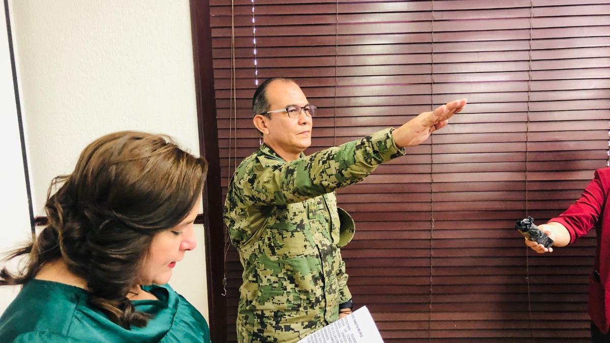  | Eladio Amaya Muñíz asumió como el comisario de Seguridad Pública de Guaymas. Foto: Facebook Ayuntamiento de Guaymas 