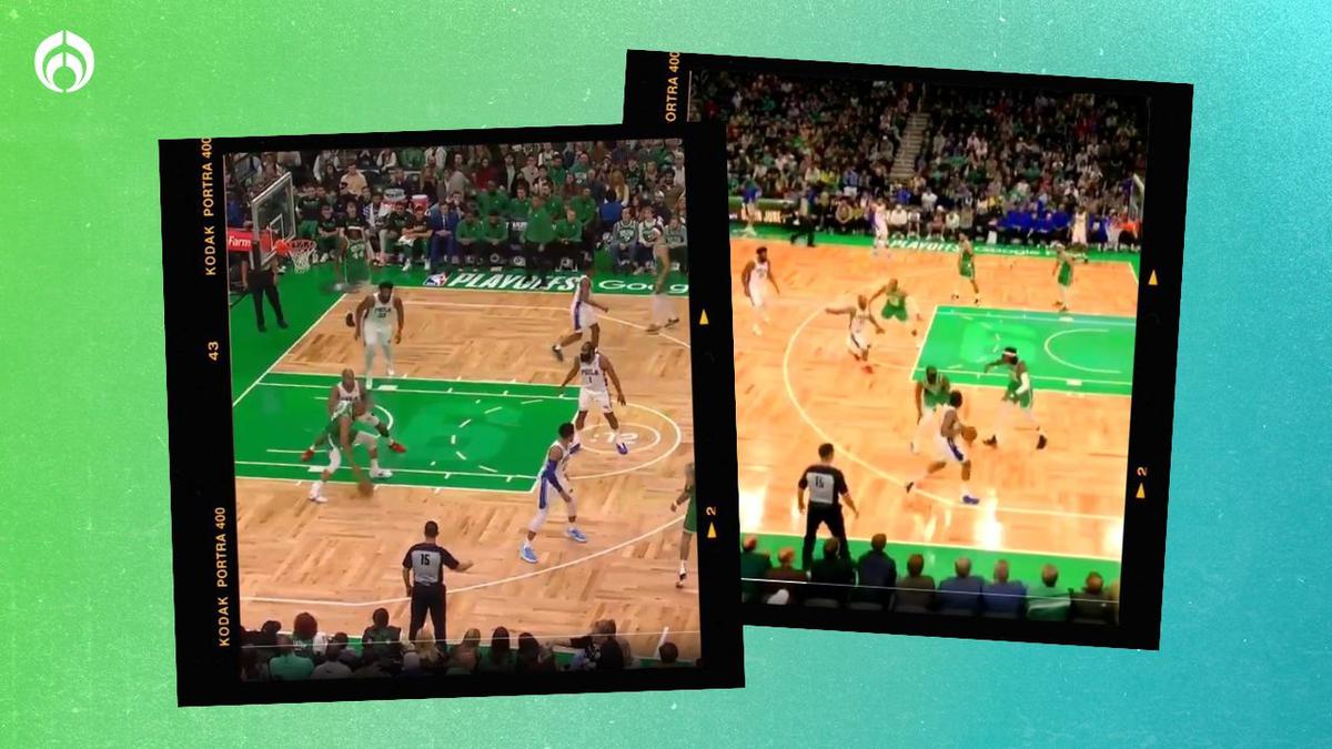 Los drones en el juego entre 76ers y Celtics confundieron a los fans de la NBA.