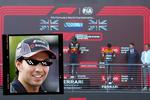 “Checo, Checo” le gritan a Verstappen en el podio tras ganar el GP de EU (VIDEO)