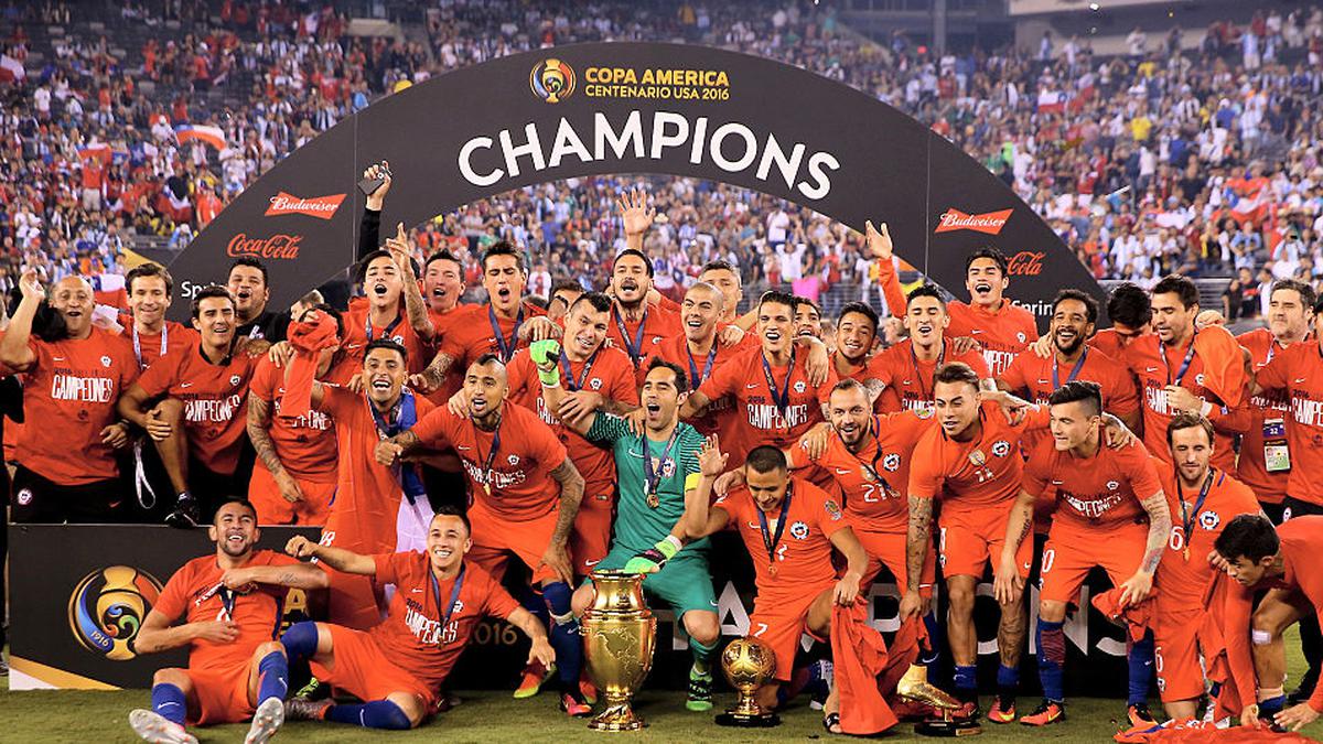 Chile nuevamente campeón continental | Chile celebra su bicampeonato en la Copa América 2016 (Getty Images)