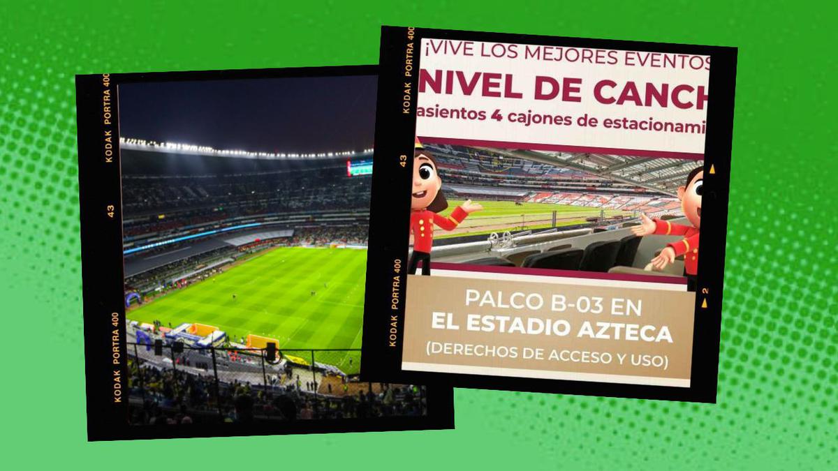 El palco en el Estadio Azteca estará disponible en el próximo sorteo. | Este viernes será sorteado este millonario premio. | Foto: Especial