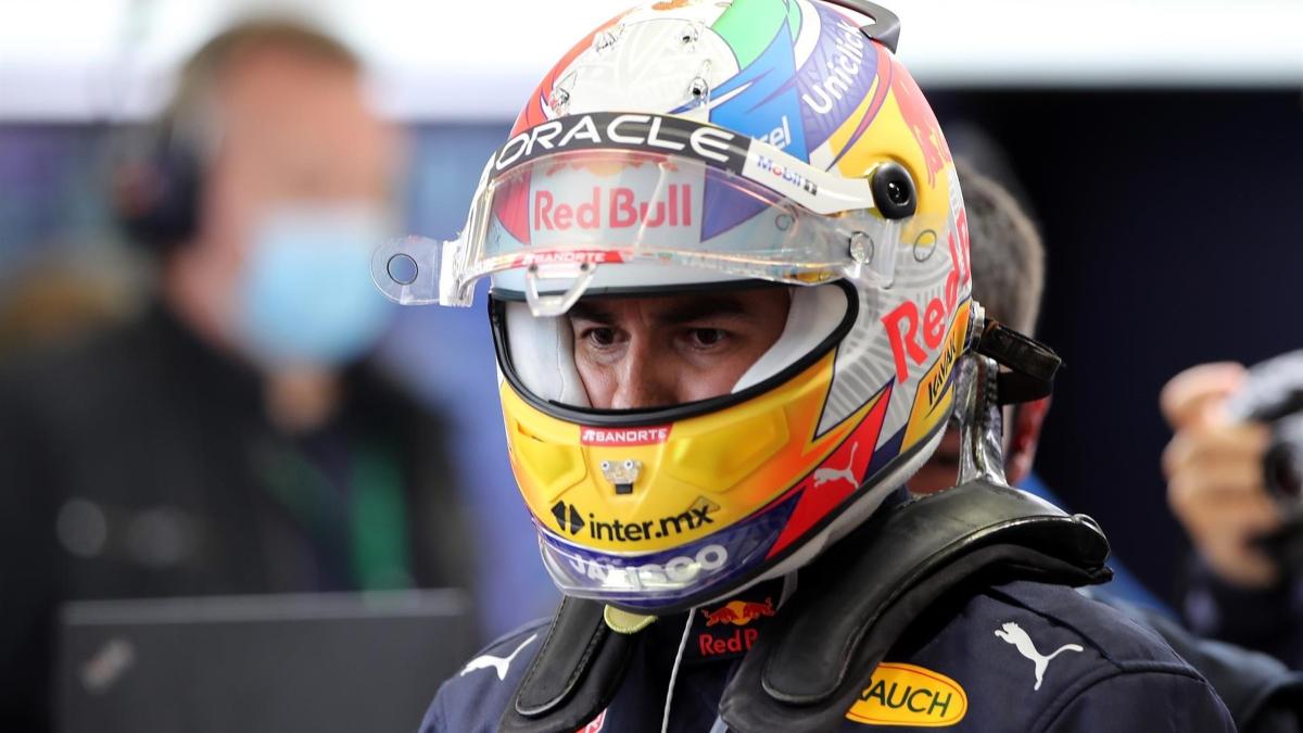  | "Checo" Pérez completó 19 giros y quedó en tercer lugar en el último ensayo de GP Baréin