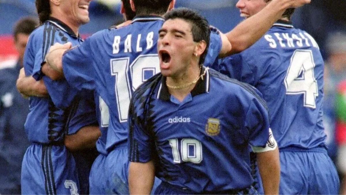 Diego Maradona | Maradona jugo su último Mundial en 1994. Crédito: AP.