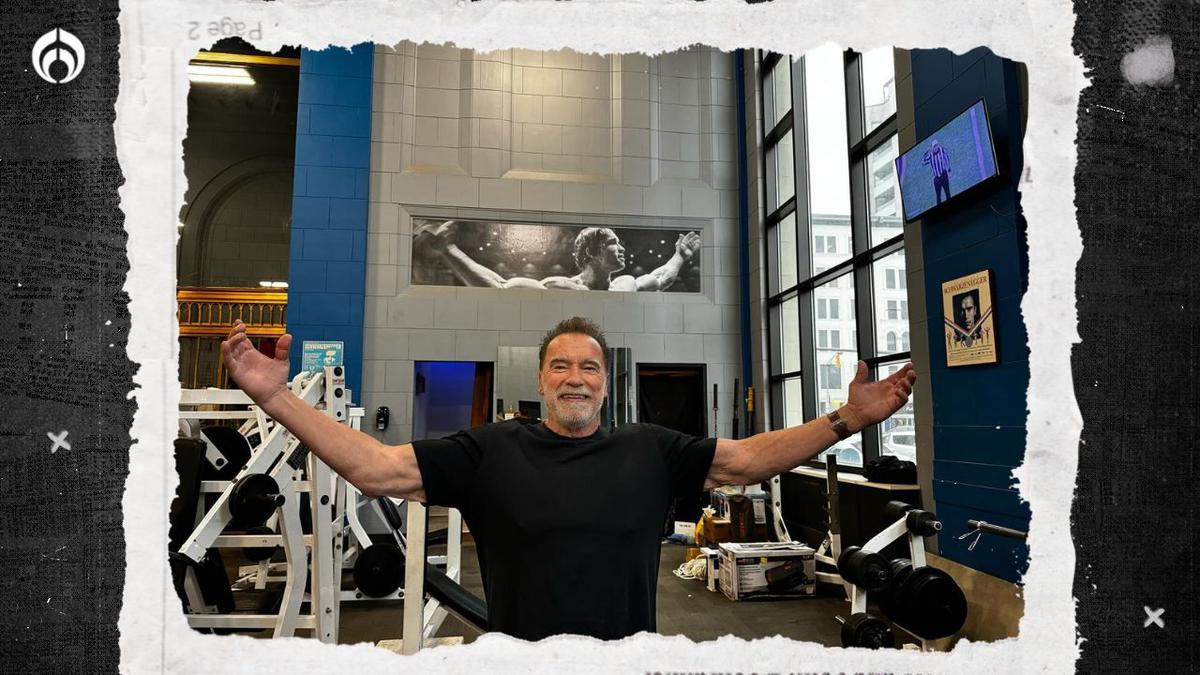 Arnold Schwarzenegger | El actor se muestra en su gimnasio
Foto: Instagram @schwarzenegger