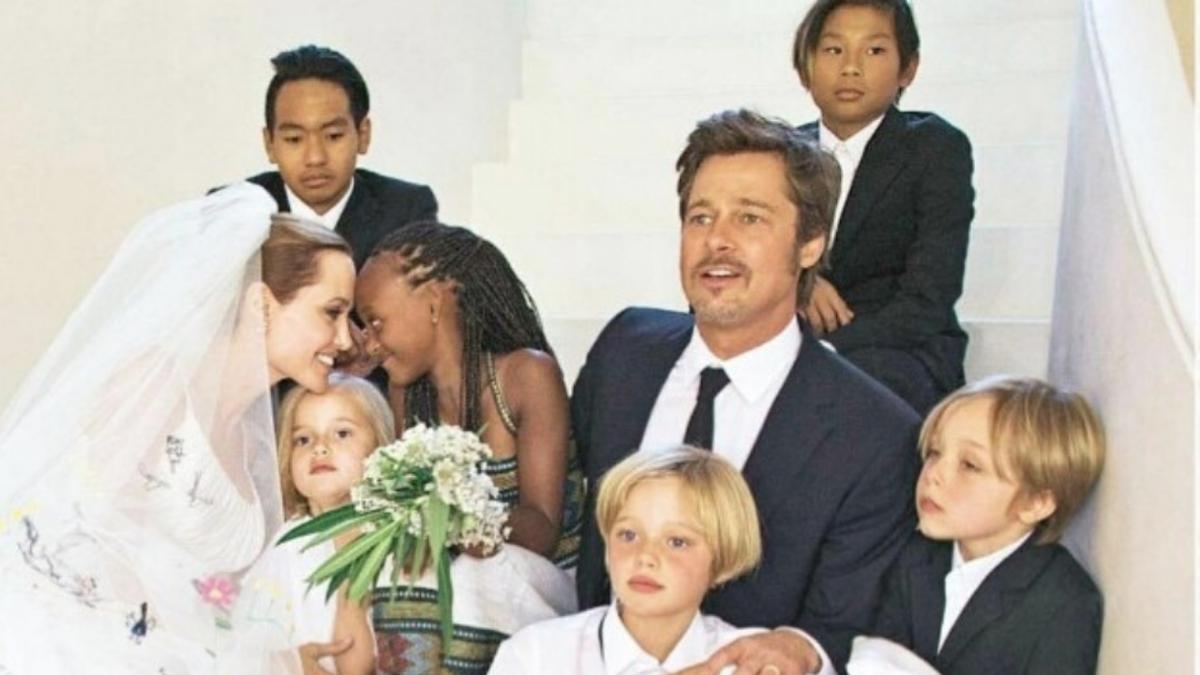  | Angelina Jolie y Brad Pitt tuvieron 6 hijos en total de diferentes nacionalidades, algunos fueron adoptados.