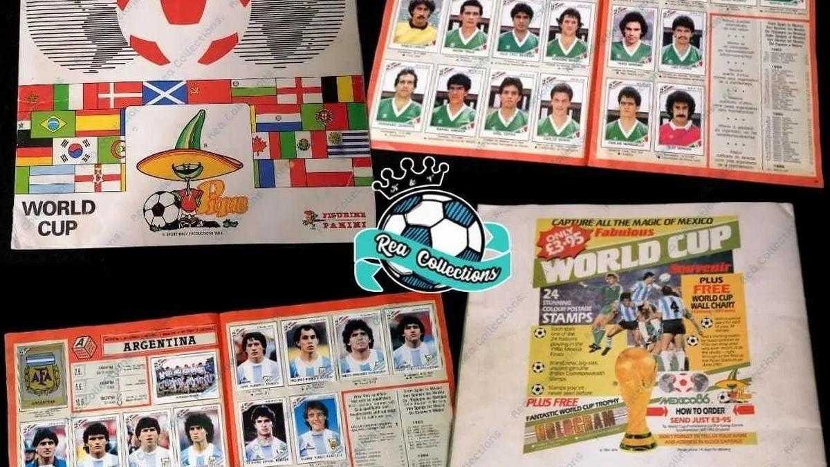 Curiosidades | El álbum Panini del Mundial de México 1986 es ofrecido en unos 14,000 pesos.