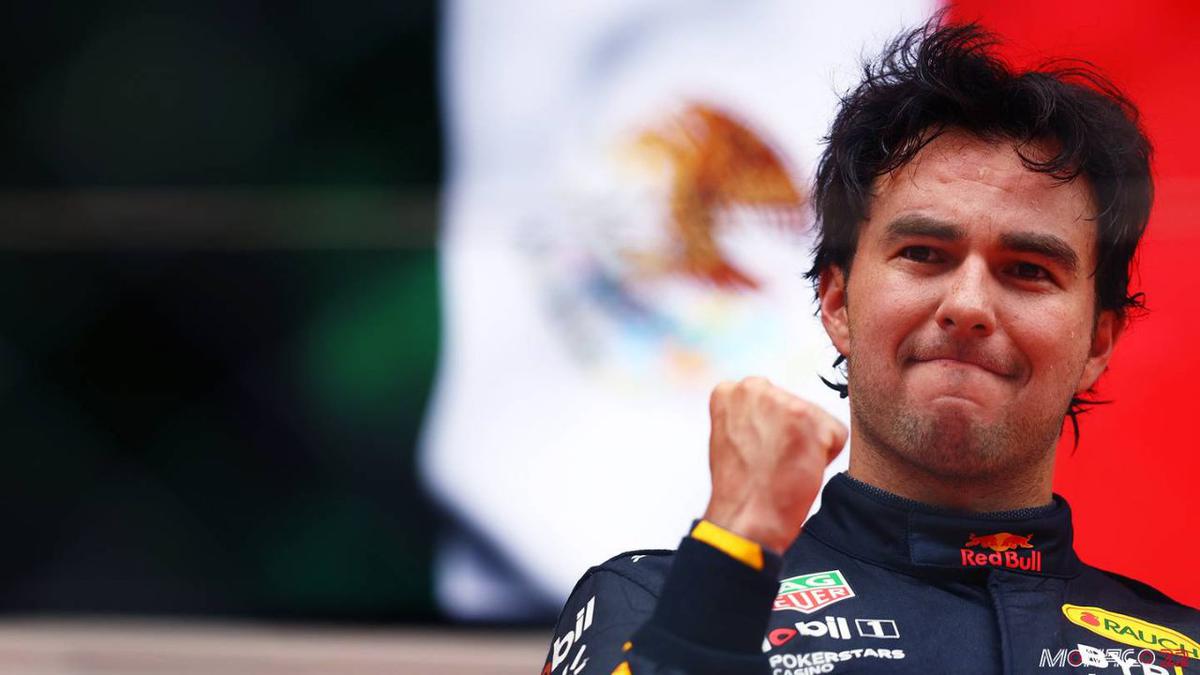 Checo logró le podio número 33 en la F1. | Fue segundo en Bélgica. (Foto: @redbullracing)