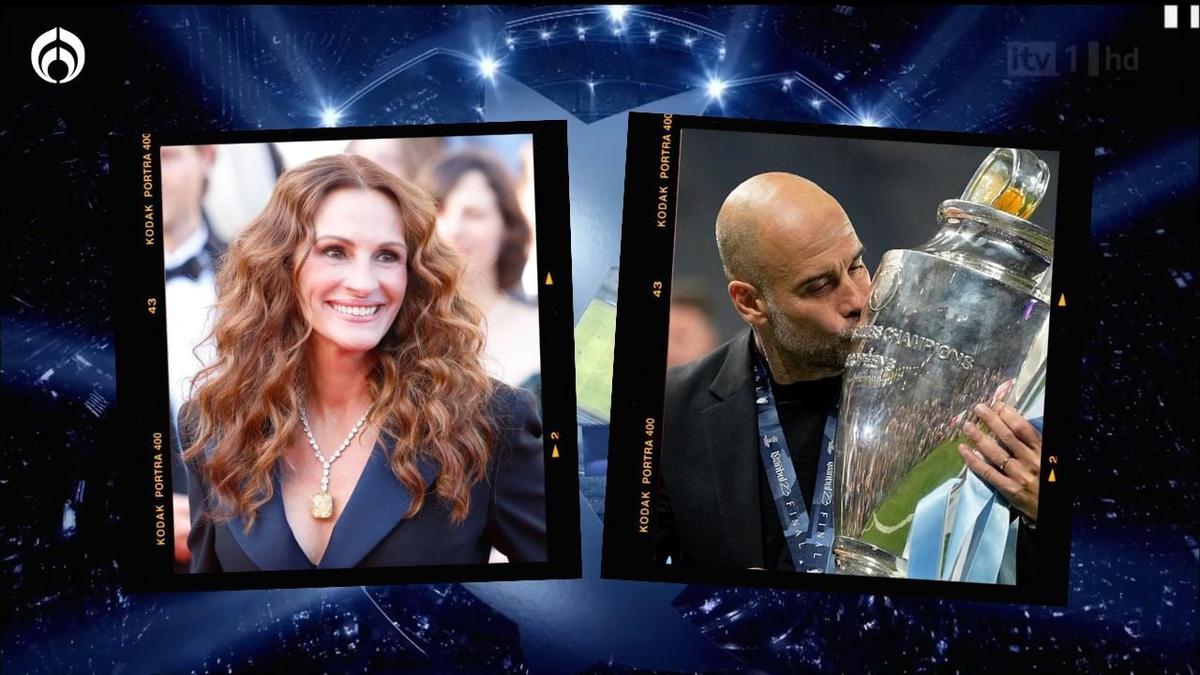 Julia Roberts felicitó a Guardiola por ganar la Champions | La actriz le había hecho el feo al City