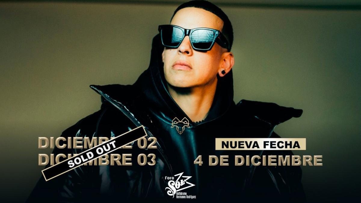  | Daddy Yankee podrá a bailar y cantar a miles de personas en 3 conciertos en la CDMX 