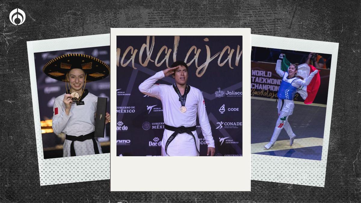  | Tres mexicanos hicieron historia en el Mundial de Taekwondo Guadalajara 2022